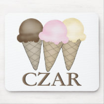 Ice Cream Czar mousepads by czarshop Ice Cream Czar mousepads
