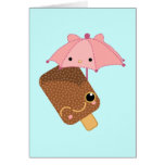 ice cream green greeting cards