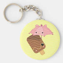 ice cream green keychains