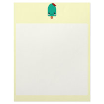 ice cream green letterhead