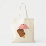 ice cream green tote bags
