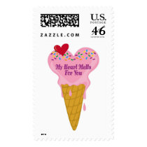 Ice Cream Heart postage by Maria_K_Bell Ice Cream Heart postage