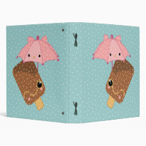 ice cream kawaii umbrella binders
