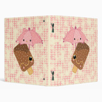 ice cream kawaii umbrella binders