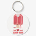ICE CREAM LOVE keychains by bubillina ICE CREAM LOVE keychains