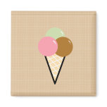Ice Cream Refrigerator Magnet