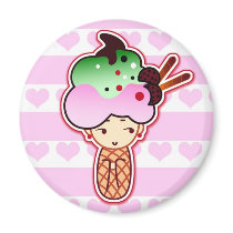 ice cream magnet by moonlit ice cream magnet