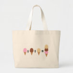 Ice Cream Math Tote Bags