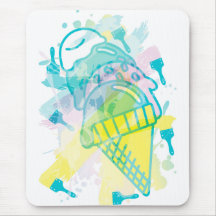 Ice_Cream_Paint Mousepads