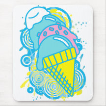 Ice_Cream_Paint Mousepads