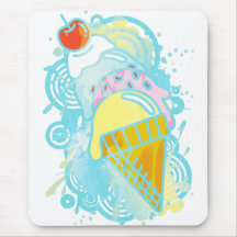 Ice_Cream_Paint Mousepads
