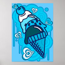Ice_Cream_Paint Poster