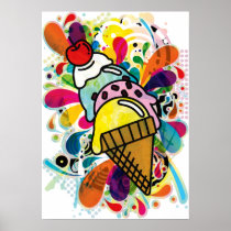 Ice_Cream_Paint Poster
