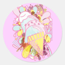 Ice_Cream_Paint Sticker