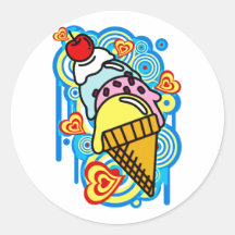 Ice_Cream_Paint Sticker