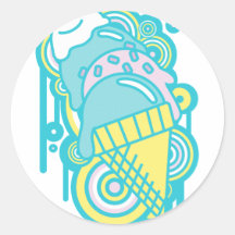 Ice_Cream_Paint Stickers