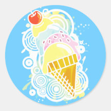 Ice_Cream_Paint Stickers