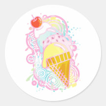Ice_Cream_Paint Stickers