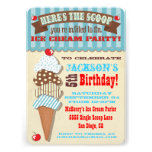 Ice Cream Party Invitation