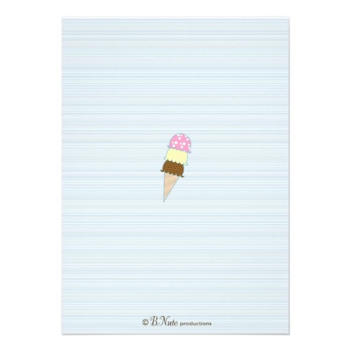 Ice Cream Party Invitation