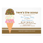 Ice Cream Party Invitations