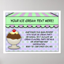Ice Cream Party, Pastel Sweet Shoppe Posters