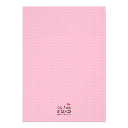 Ice Cream Party - Pink, Green and Brown Custom Announcements