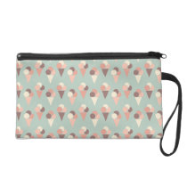 Ice-cream pattern bagettes bags