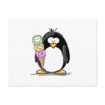 Ice Cream Penguin postcards by penguinality Ice Cream Penguin postcards