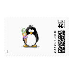 Ice Cream Penguin Stamps