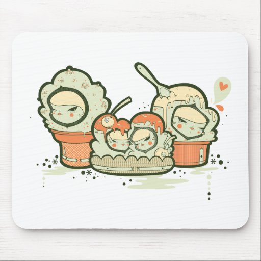 Ice Cream People Mousepad
