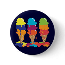 Ice Cream Pin buttons