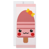 ice cream pink rack cards