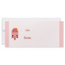 ice cream pink rack card