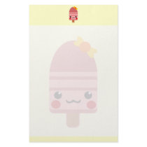 ice cream pink stationery