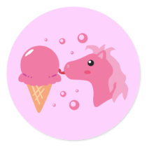 Ice Cream Pony Stickers