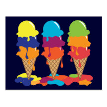 Ice Cream Postcard