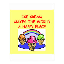 ice cream postcard
