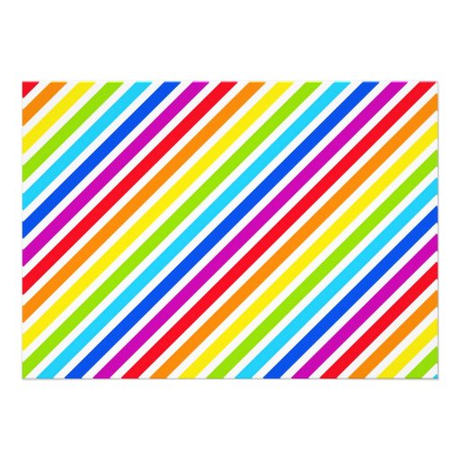 Ice Cream Rainbow Birthday Party Invitation
