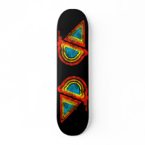 ice cream retro rainbowz skateboard