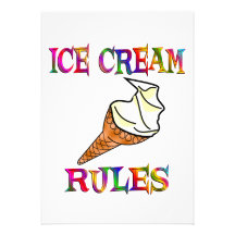 Ice Cream Rules Custom Announcement