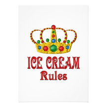 ICE CREAM RULES CUSTOM INVITE