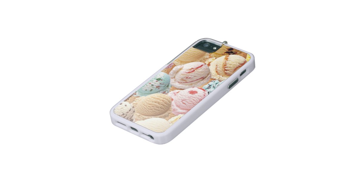 ice cream scoops iphone case Zazzle