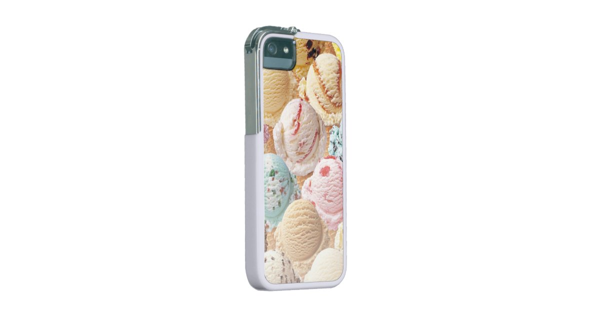 ice cream scoops iphone case Zazzle