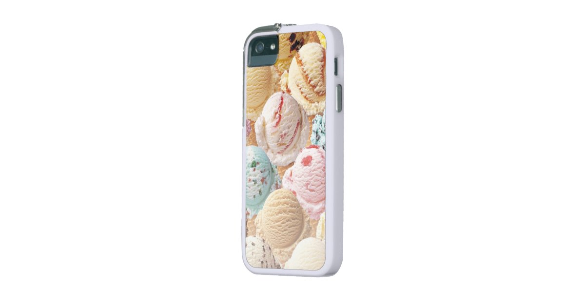 ice cream scoops iphone case Zazzle