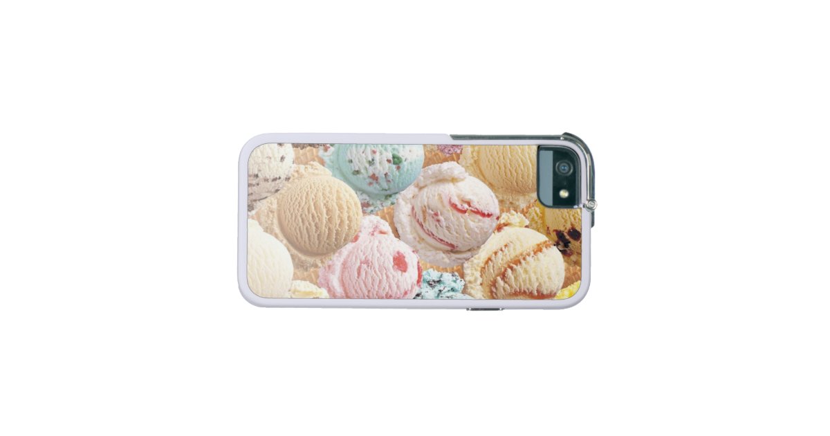 ice cream scoops iphone case Zazzle