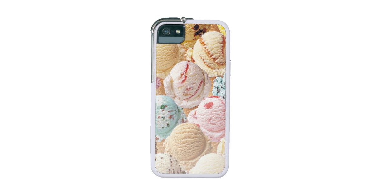 ice cream scoops iphone case Zazzle