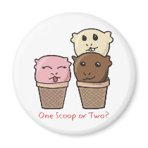 Ice Cream Scoops magnets by love_zebra Ice Cream Scoops magnets