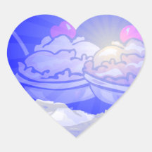 Ice Cream Skyline Sticker