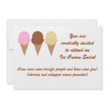 Ice Cream Social Invitation